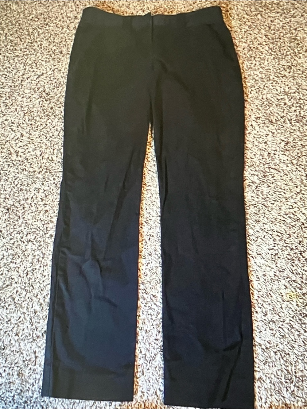 Talbots Black Straight-Leg Dress Pants